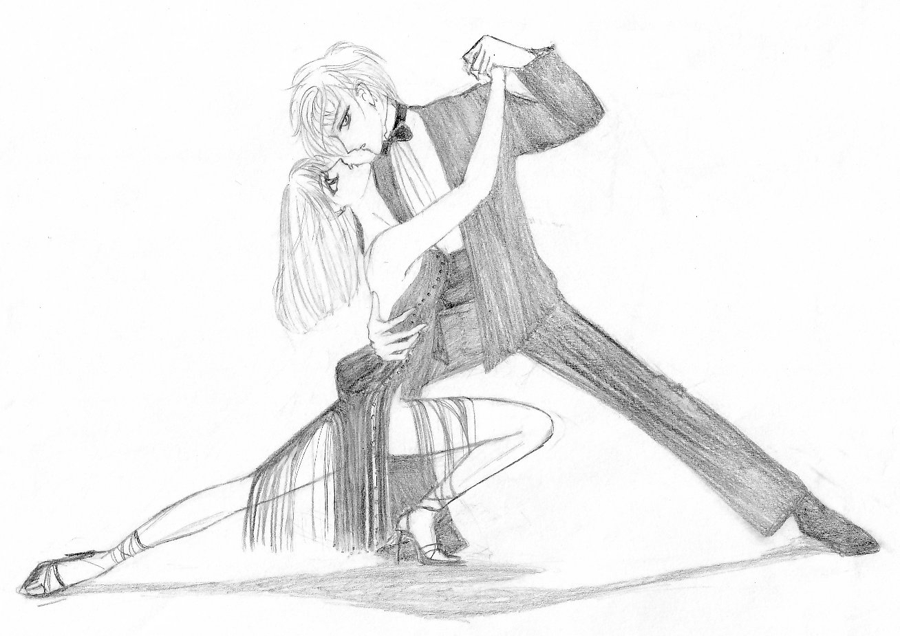 1308x925 pencil drawings of dancers and pencil sketch art dancing couple - Dancing Drawing