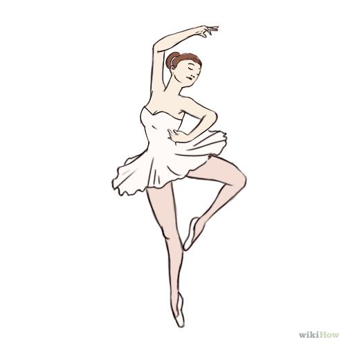 500x500 Simple Dancer Drawing Images Pictures - Dancing Drawing