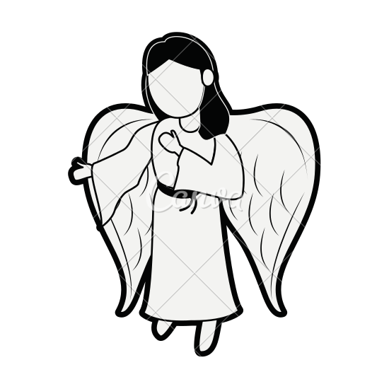 550x550 Collection Of Free Dancing Drawing Angel Download On Ui Ex - Dancing Drawing