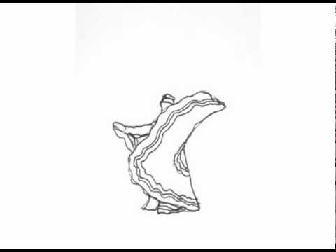 480x360 folklorico dancer animation - Dancing Drawing Animation
