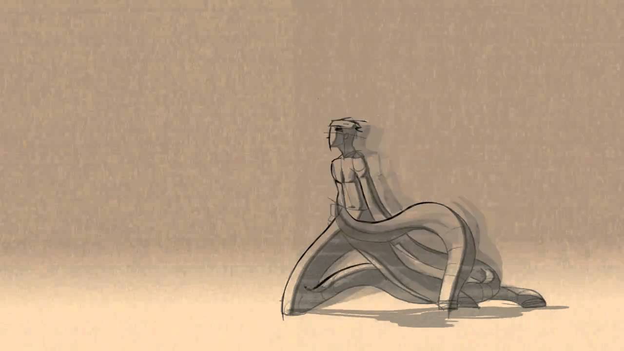 1280x720 Thought Of You - Dancing Drawing Animation