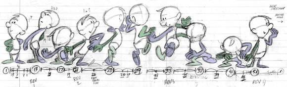 580x176 lynda course hand drawn animation in flash - Dancing Drawing Animation