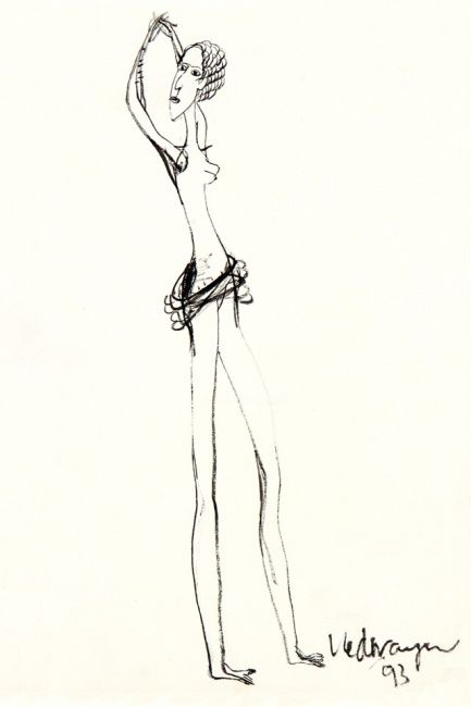 433x650 Dancing Figure Digital Arts - Dancing Figure Drawing