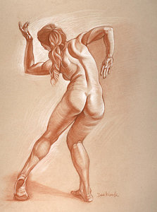 223x300 Lauren Iii - Dancing Figure Drawing