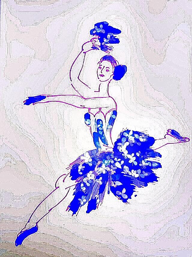 640x853 Dancing Girl Drawing - Dancing Girl Drawing