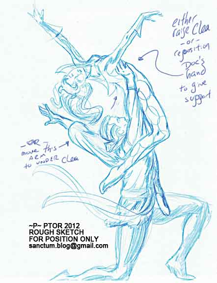 442x576 Sanctum Sanctorum Comix Drawing On The Mystic Arts - Dancing Poses For Drawing