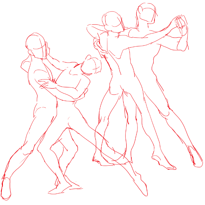662x662 Poses Helpfulthig Reffed From Google Images And Youtube And Also - Dancing Poses For Drawing