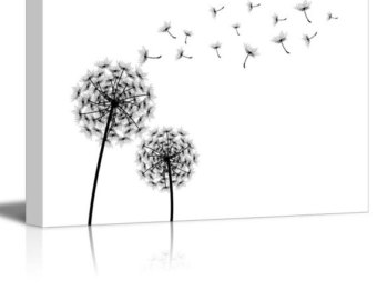 340x270 Blowing Wind Print Etsy - Dandelion Blowing In The Wind Drawing