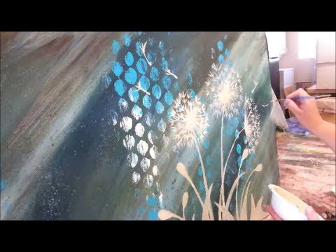 480x360 How To Paint Dandelions Blowing In The Wind - Dandelion Blowing In The Wind Drawing