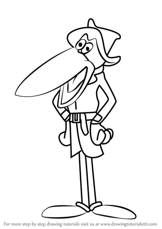 567x800 learn how to draw stiletto mafiosa from danger mouse - Danger Drawing