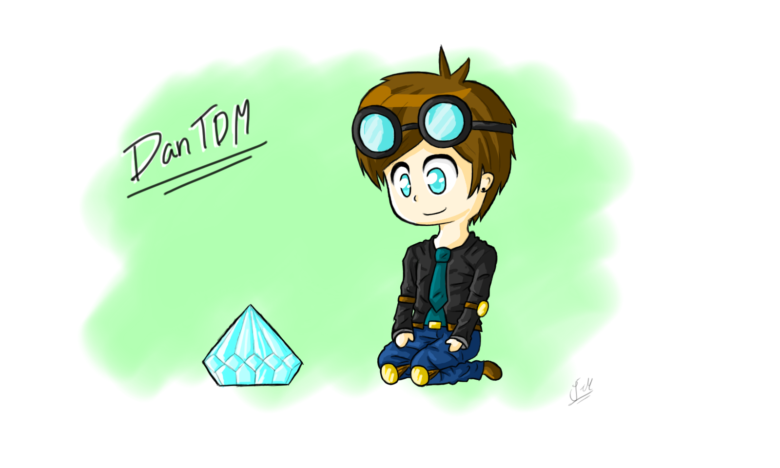 1600x960 Dantdm - Dantdm Drawing Minecraft