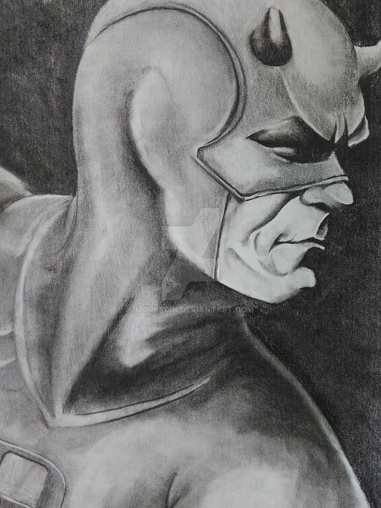 774x1032 Daredevil Pencil Drawing - Daredevil Drawing