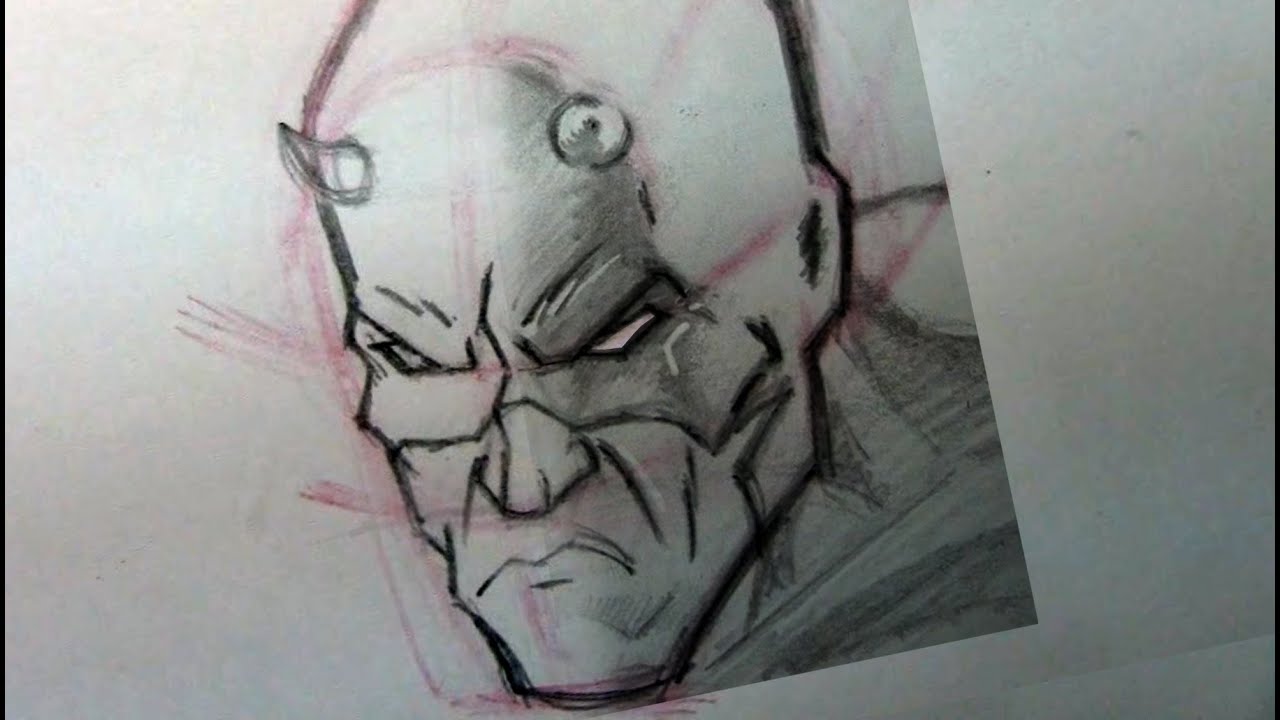1280x720 How To Draw Daredevil Head - Daredevil Drawing