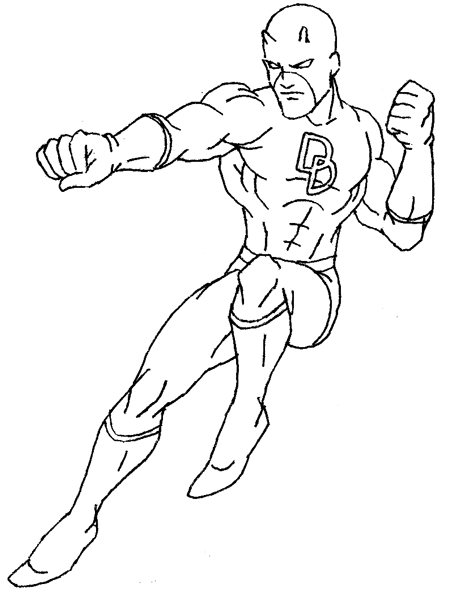 450x603 How To Draw Daredevil From Marvel Comics In Easy Steps Drawing - Daredevil Drawing