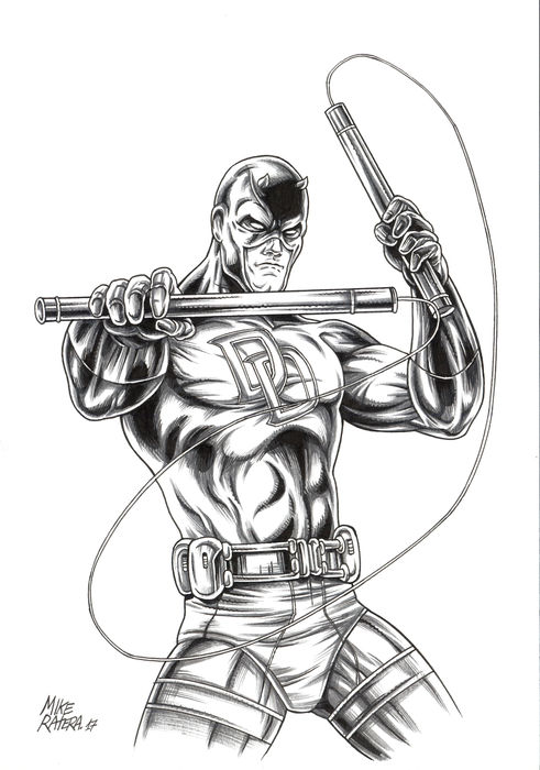 Daredevil Drawing at PaintingValley.com | Explore collection of ...