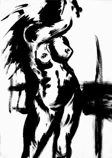 375x530 dark angel drawing - Dark Angel Drawing