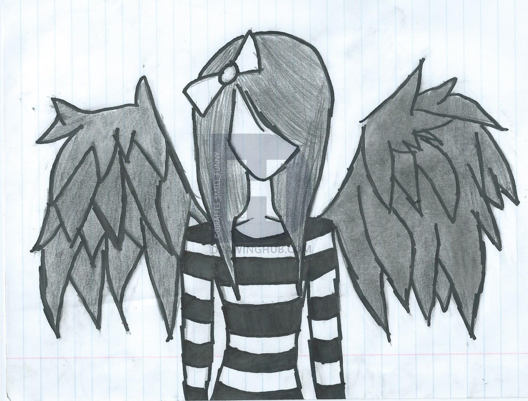 1788x1357 dark angel drawing - Dark Angel Drawing