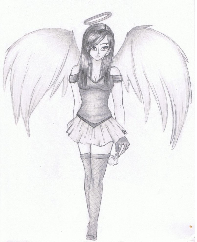 806x992 dark angel sketch drawing skill - Dark Angel Drawing