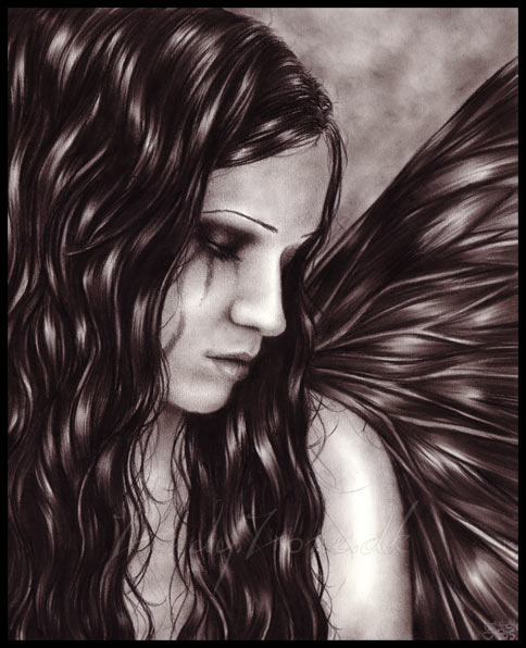 484x596 zindy zone dk - Dark Angel Drawing