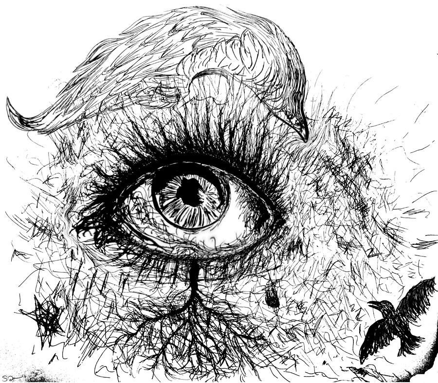 900x787 dark angel chaos drawing - Dark Angel Drawing