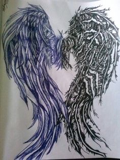 236x314 drawn wings dark angel - Dark Angel Wings Drawing