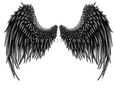 236x181 best dark angel wings images in angels, demons, black - Dark Angel Wings Drawing