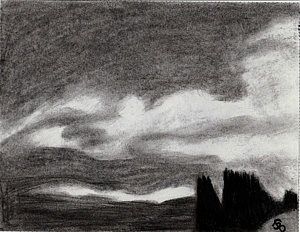300x232 dark clouds drawings - Dark Clouds Drawing