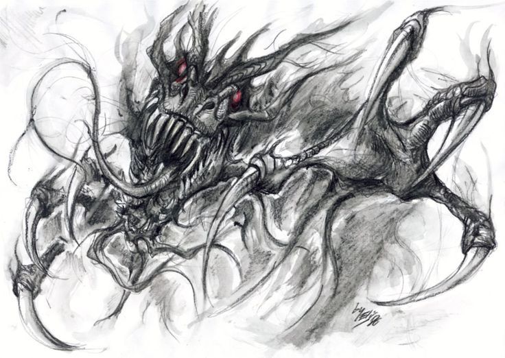 736x522 Image Result For Pencil Sketched Dragons Dragon'z Painting - Dark Dragon Drawing