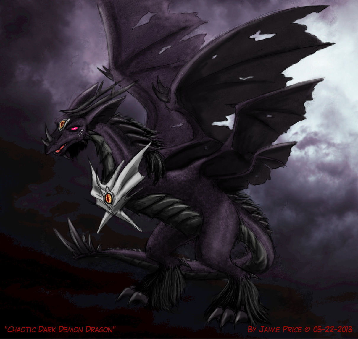 1210x1147 chaotic dark dragon weasyl - Dark Dragon Drawing