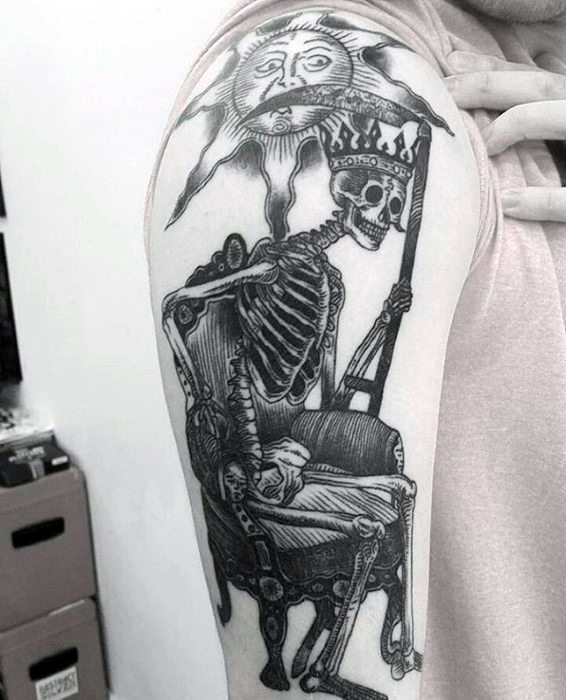 566x700 Dark Souls Tattoo Designs For Men - Dark Drawing Ideas