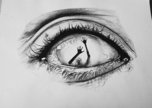 500x353 Image About Black In Dark - Dark Drawings