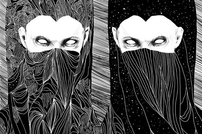 660x440 Dark, Detailed Black And White Drawings - Dark Drawings