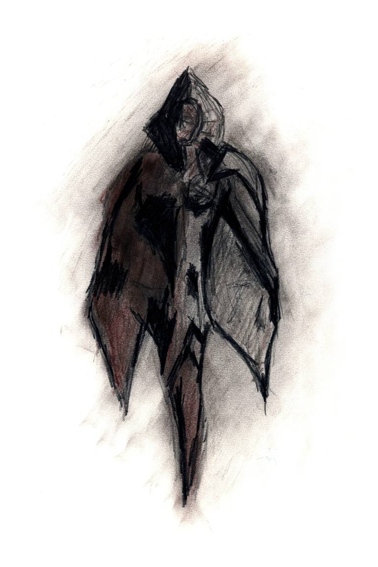 770x1155 Dark Angel Drawing - Dark Drawings