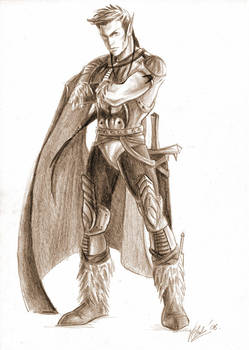 249x350 Dark Elf - Dark Elf Drawing