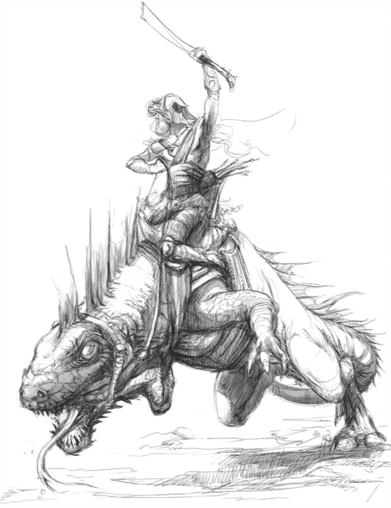 784x1019 Dark Elf Sketch - Dark Elf Drawing