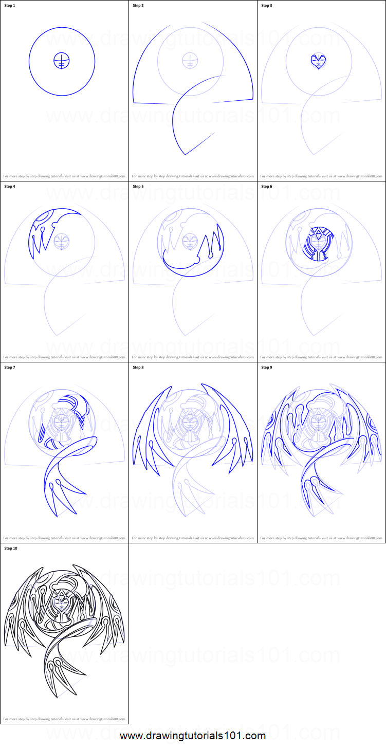 751x1459 How To Draw Dark Elf From Mega Man Zero Printable Step - Dark Elf Drawing