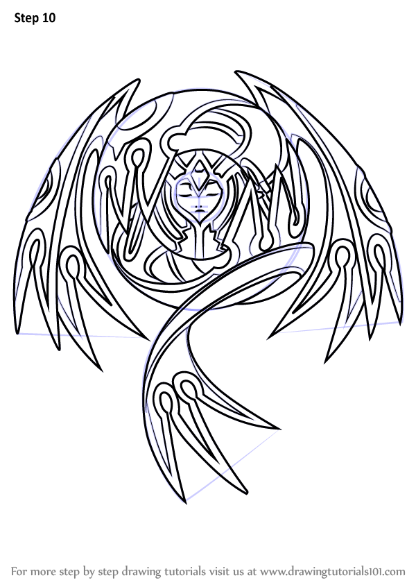 600x846 Step - Dark Elf Drawing