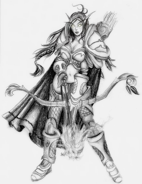 600x776 Warrior Drawing Dark Elf For Free Download - Dark Elf Drawing
