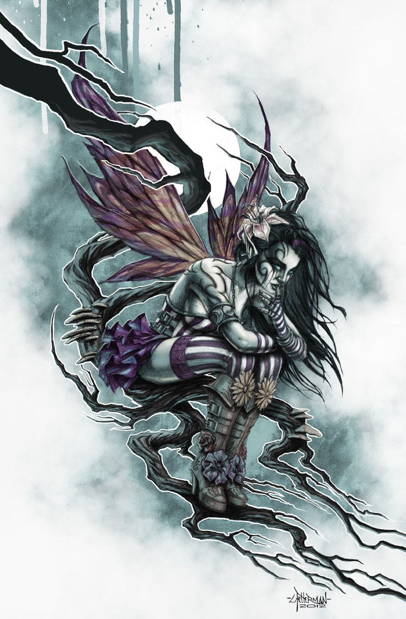 800x1221 Pictures Of Beautiful Drawings Of Dark Fairies - Dark Fairy Drawing