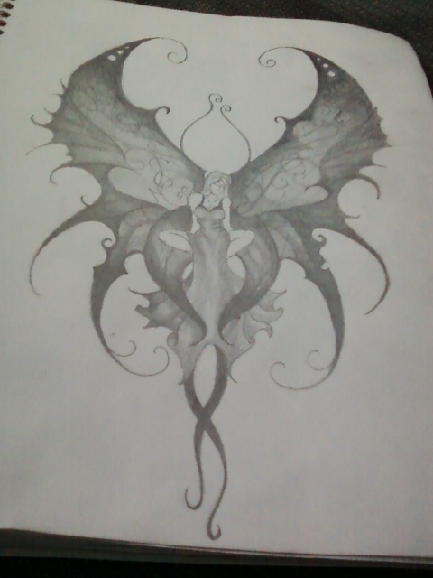 480x640 Stuff I Draw Dark Fairy - Dark Fairy Drawing