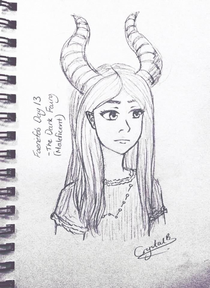 700x960 On Twitter - Dark Fairy Drawing