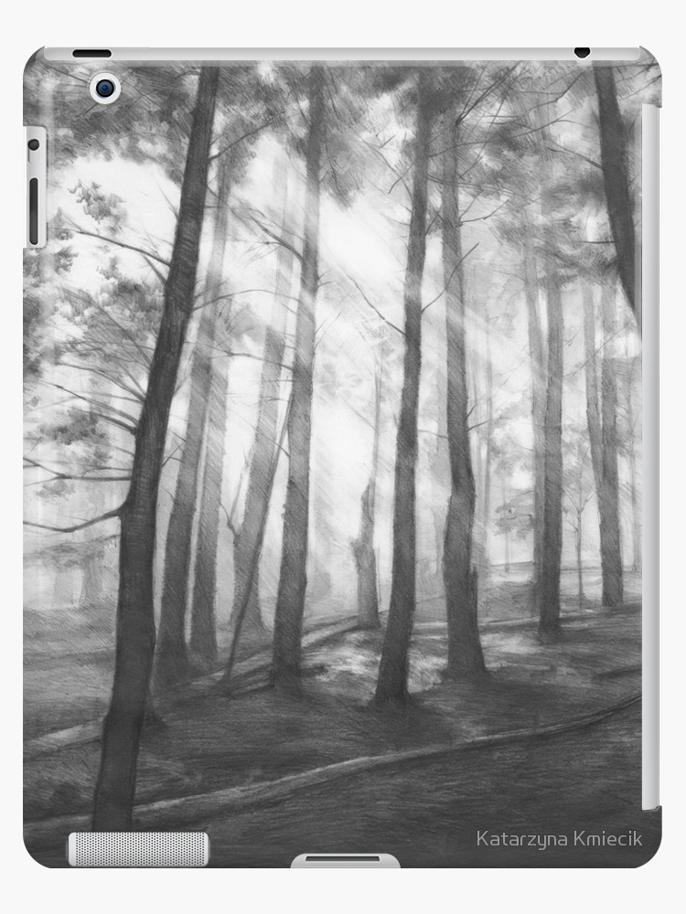 750x1000 Dark Forest - Dark Forest Drawing
