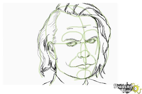 600x400 how to draw heath ledger as the joker from dark knight - Dark Knight Drawing