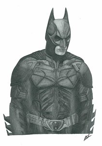 211x300 The Dark Knight Drawing - Dark Knight Drawing