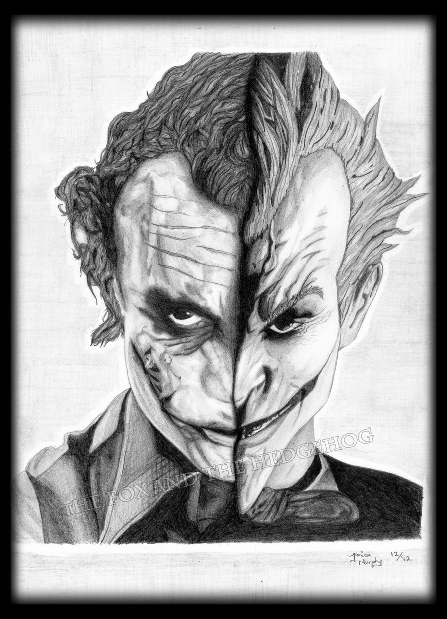 Dark Knight Joker Drawing