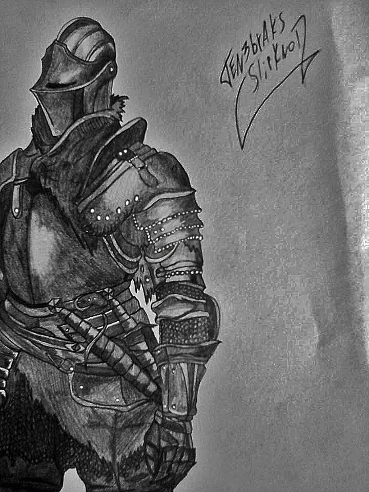 Dark Souls Sketch at PaintingValley.com | Explore collection of Dark