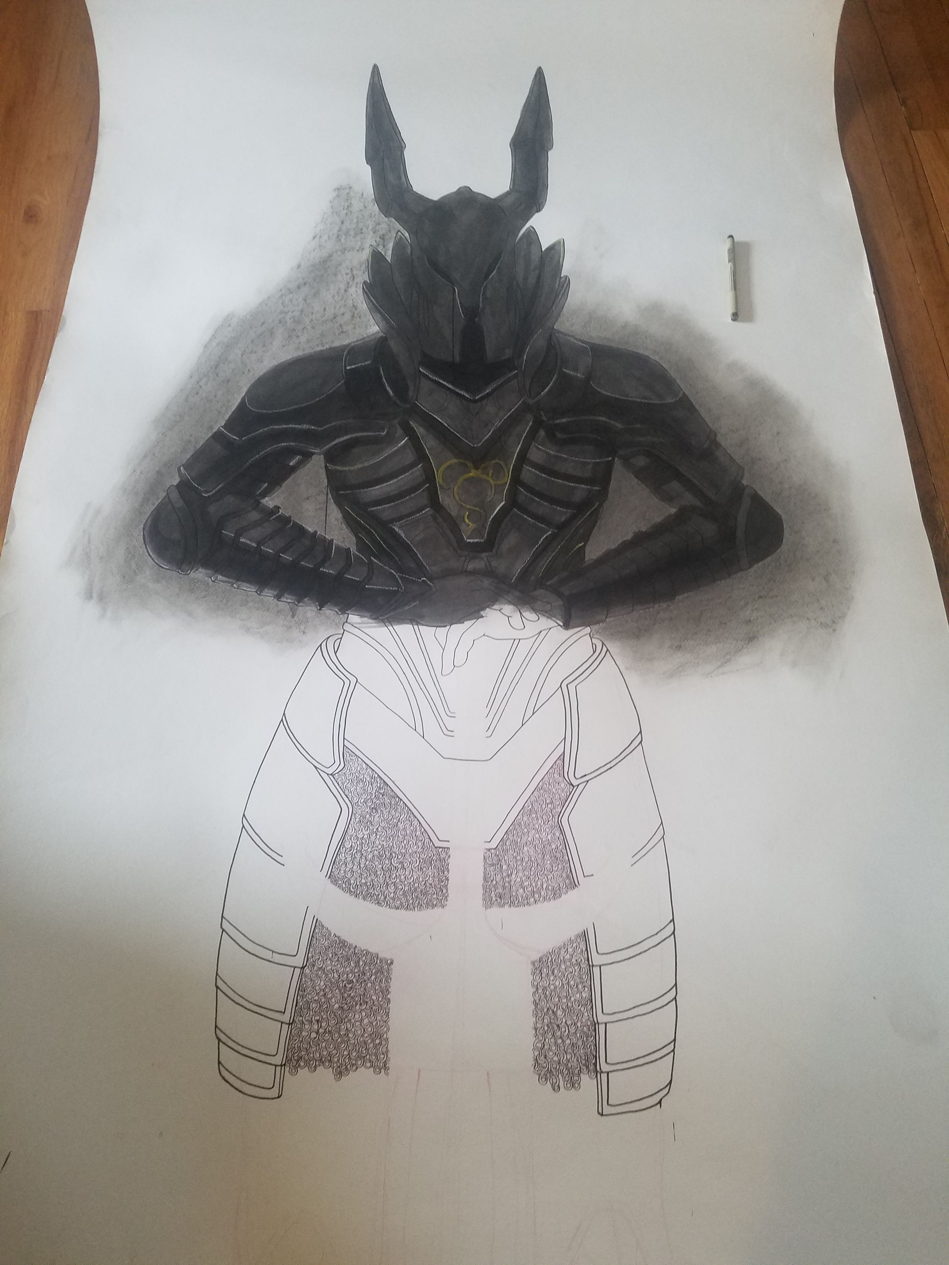 3024x4032 steembay - Dark Souls Drawing