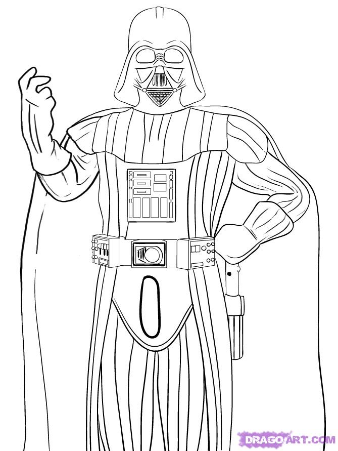 669x891 how to draw darth vader, step - Dark Vader Drawing