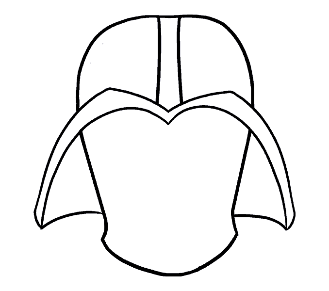 678x600 how to draw darth vader in a few easy steps easy drawing guides - Dark Vader Drawing