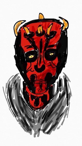 320x568 Darth Maul Drawing Star Wars Amino - Darth Maul Drawing